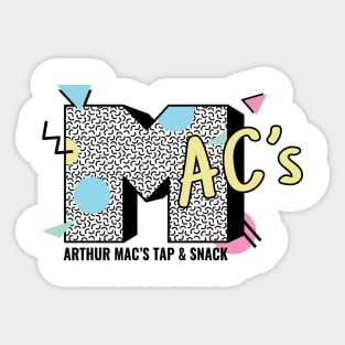 Arthur MAC's 90s TV retro Sticker